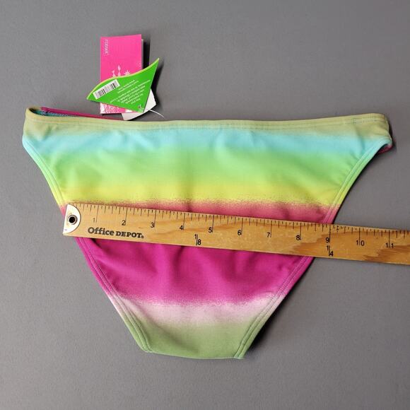 Cia Maritima Beachwear Bikini Womens Small Green Triangle Knit Top New - Picture 7 of 13